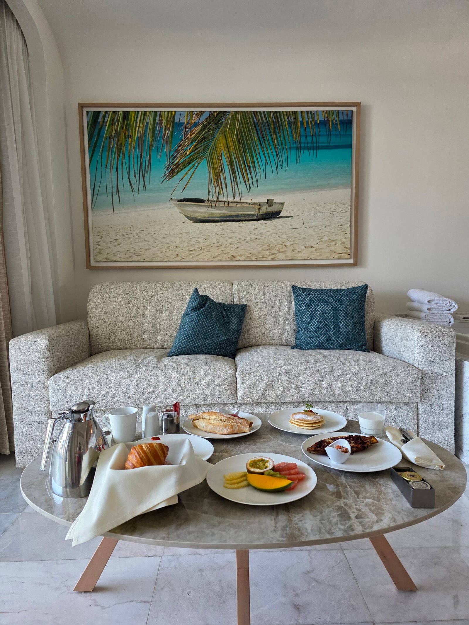Luxury hotel arrival
